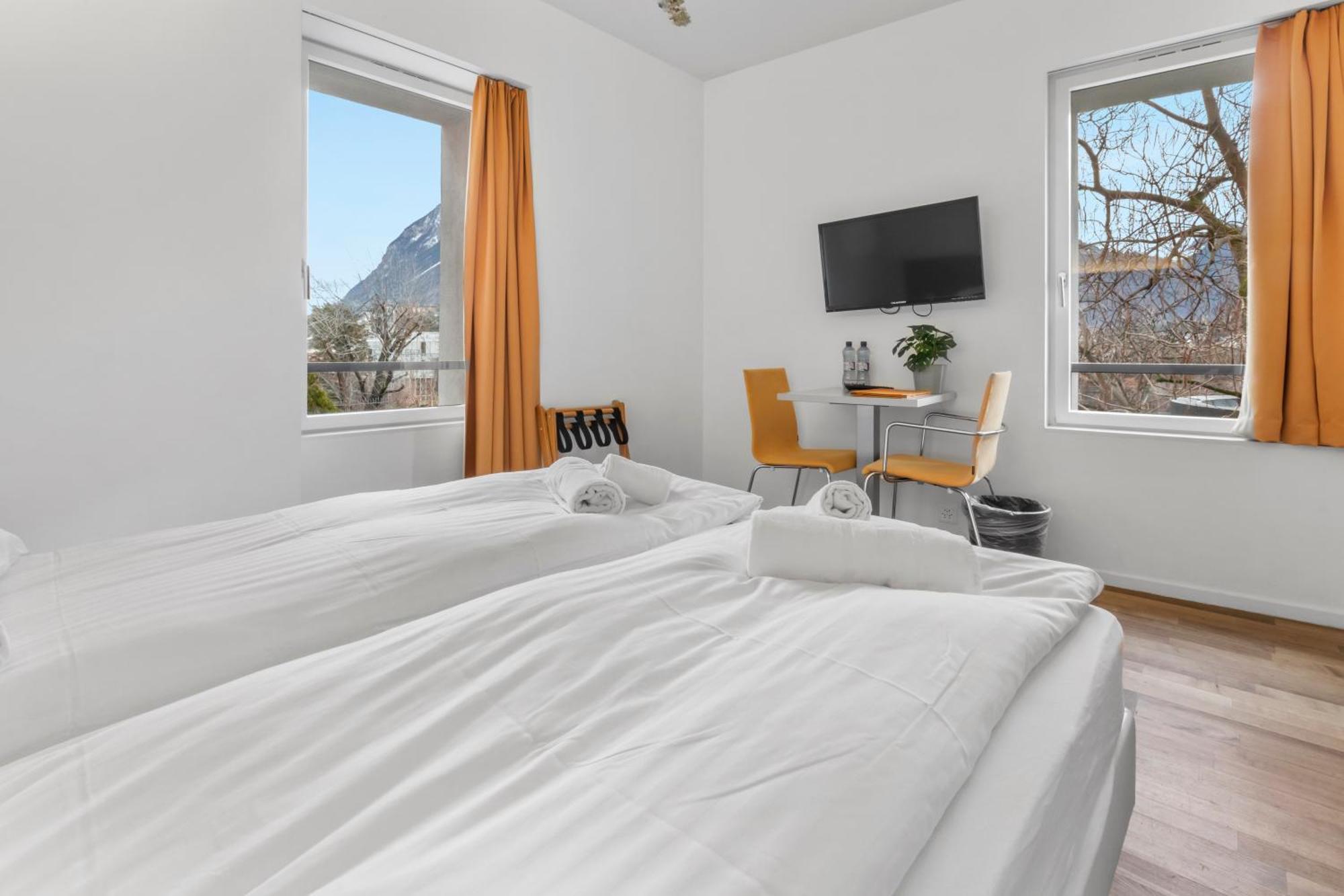 Hotel De La Poste Sierre Buitenkant foto